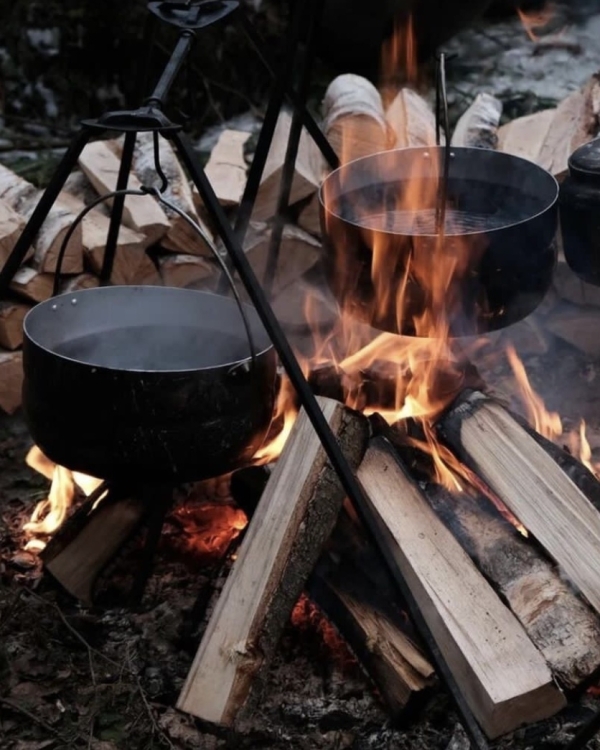 «Дикий ужин» в заснеженном лесу на 23