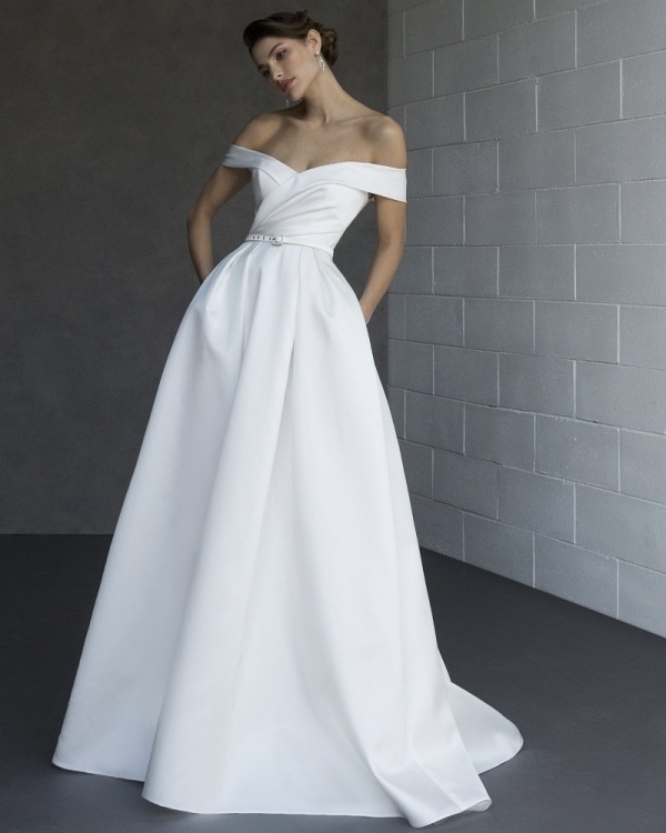 Свадебные платья в духе современного минимализма, которые