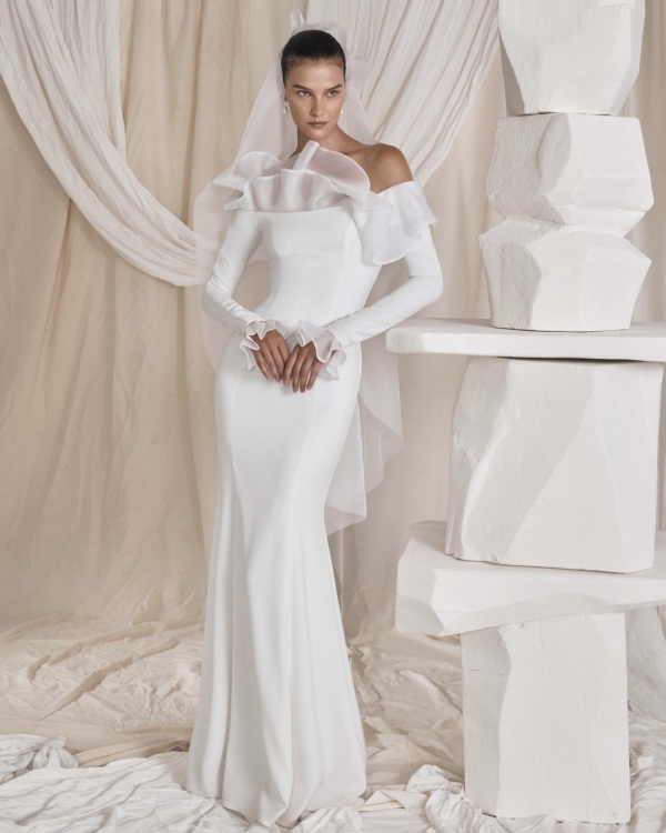 Свадебные платья в духе современного минимализма, которые