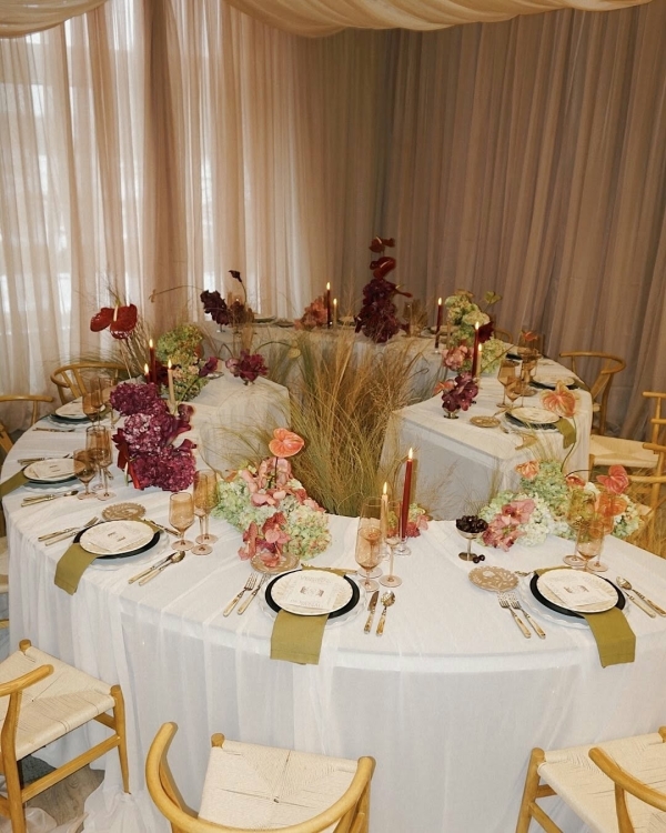 Модные идеи рассадки гостей на свадебном (и