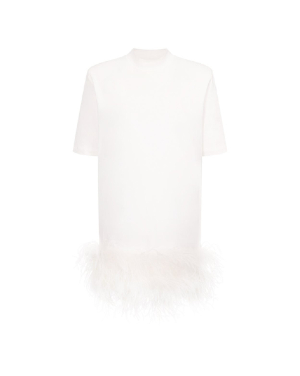 Где купить свадебное платье с перьями или