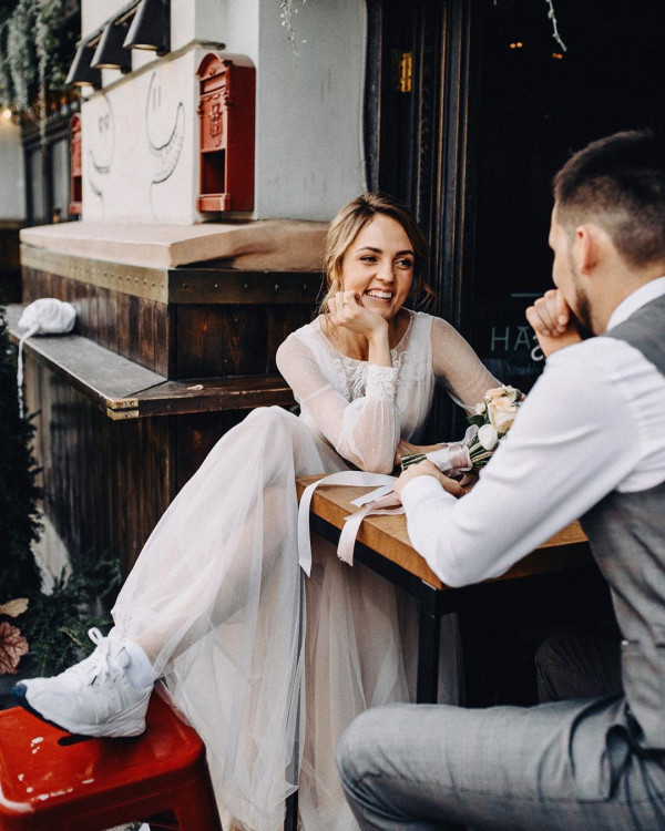 Непринужденная свадьба на природе