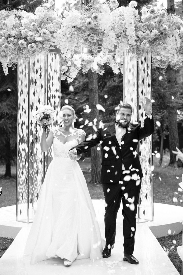 Романтичная свадьба в ресторане «Подмосковные вечера»