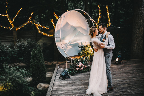 Непринужденная свадьба на природе