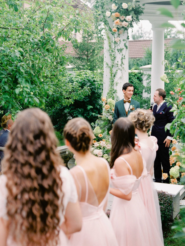 Свадьба в семейном загородном доме