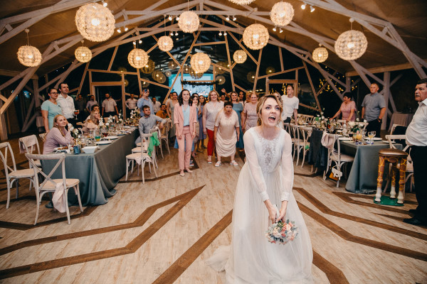 Непринужденная свадьба на природе