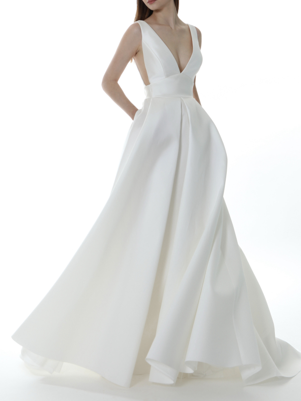 Минималистичные свадебные платья от Galia Lahav и