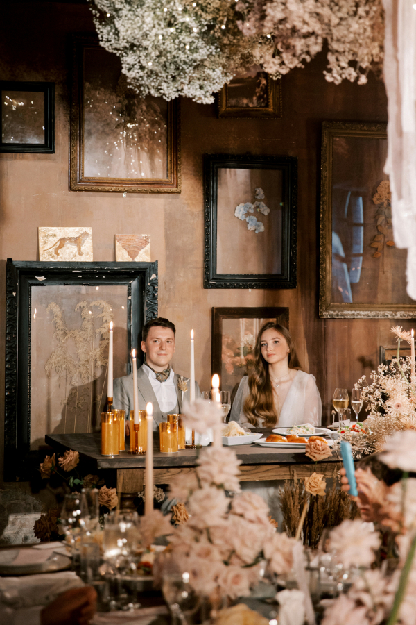 Свадьба в формате камерного семейного ужина от
