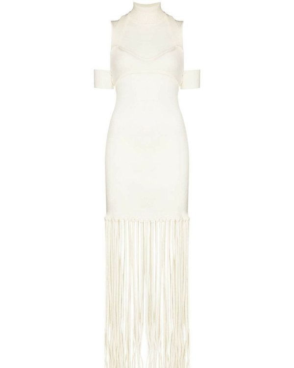 Свадебное платье с горлом все еще в