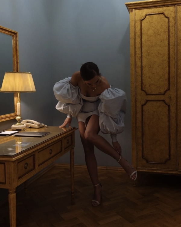 Романтические съемки в исторических интерьерах отеля «Националь»