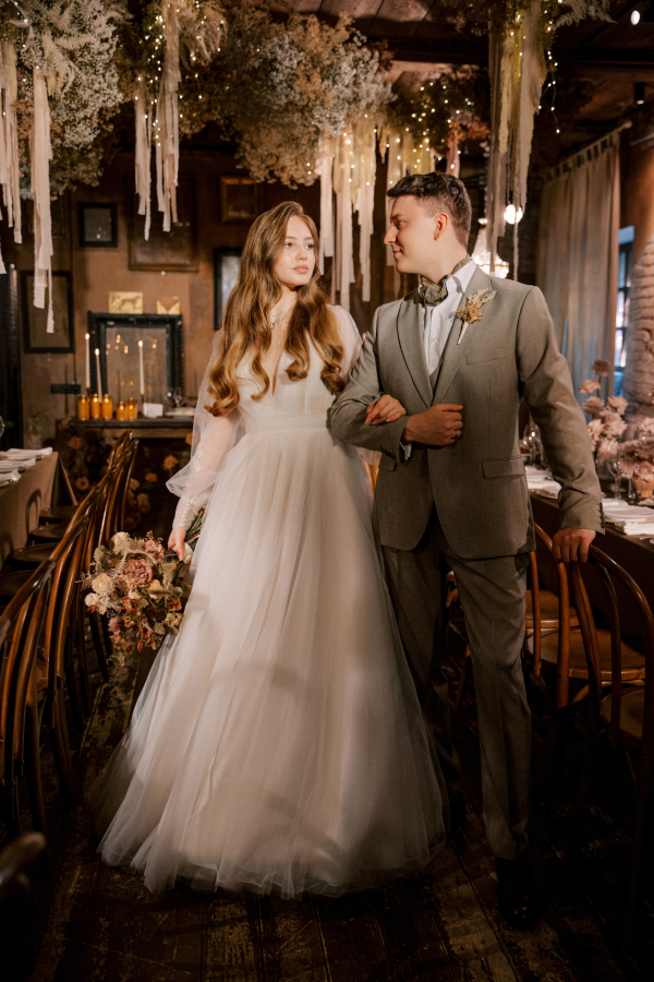 Свадьба в формате камерного семейного ужина от