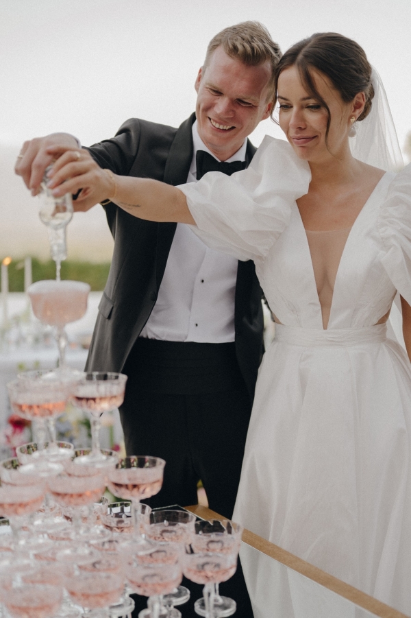 Свадьба среди виноградников в грузинском отеле Vazisubani