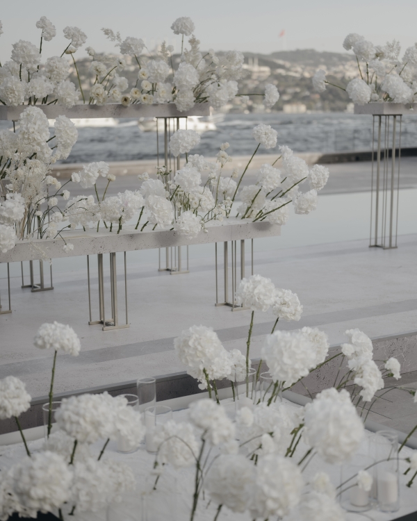 Белоснежная свадьба с видом на Босфор