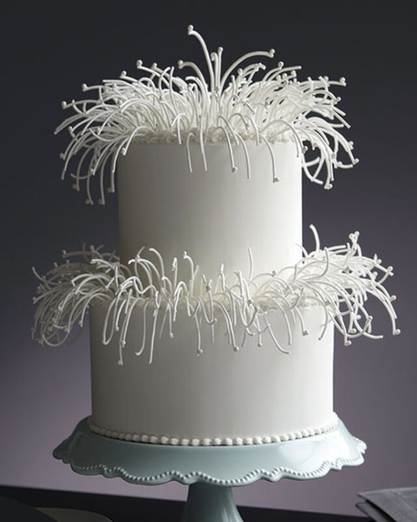 30 дизайнерских свадебных тортов, которые даже резать