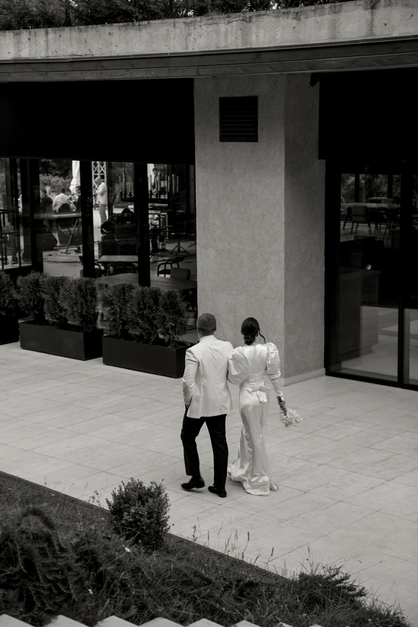 Свадебная церемония в Грузии с видом на