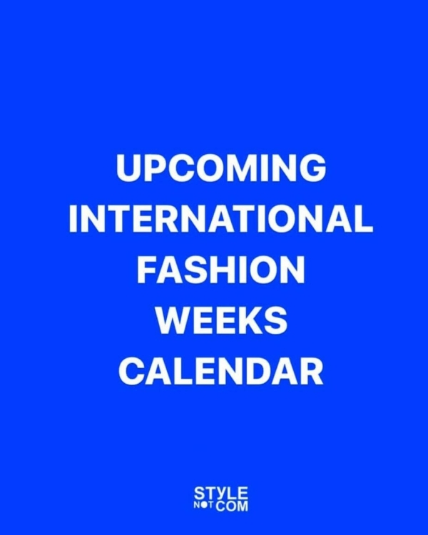 Сохраняем календарь предстоящих Недель моды 2025
