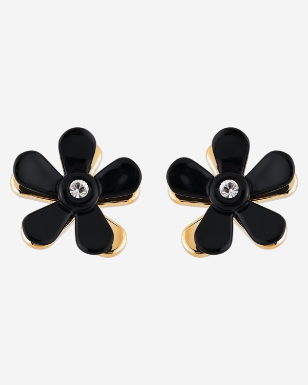 Серьги в форме цветов, как на показе