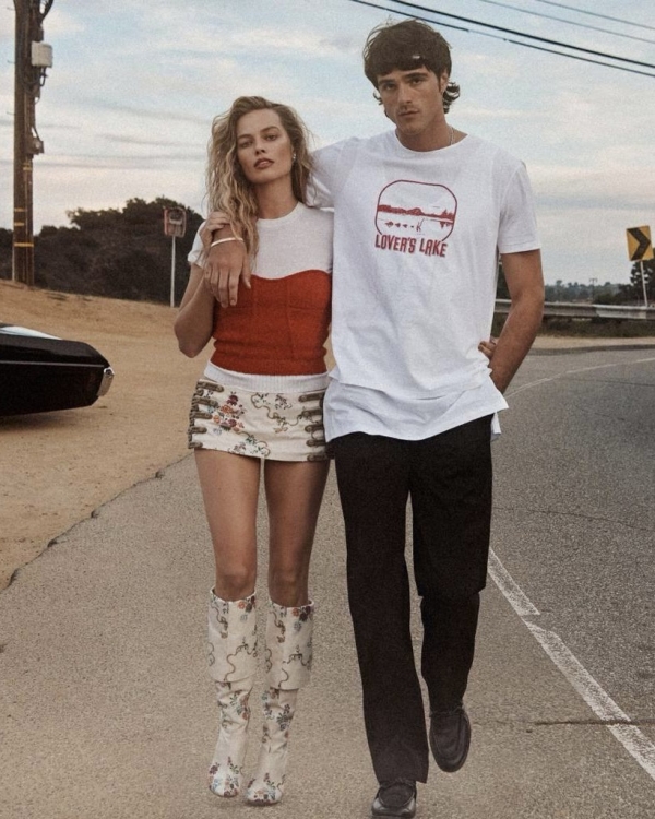 Марго Робби и Джейкоб Элорди для Vogue