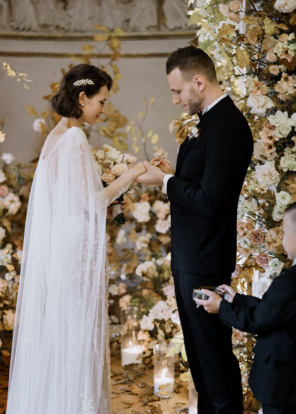 Осенняя свадьба Екатерины и Александра в Петербурге
