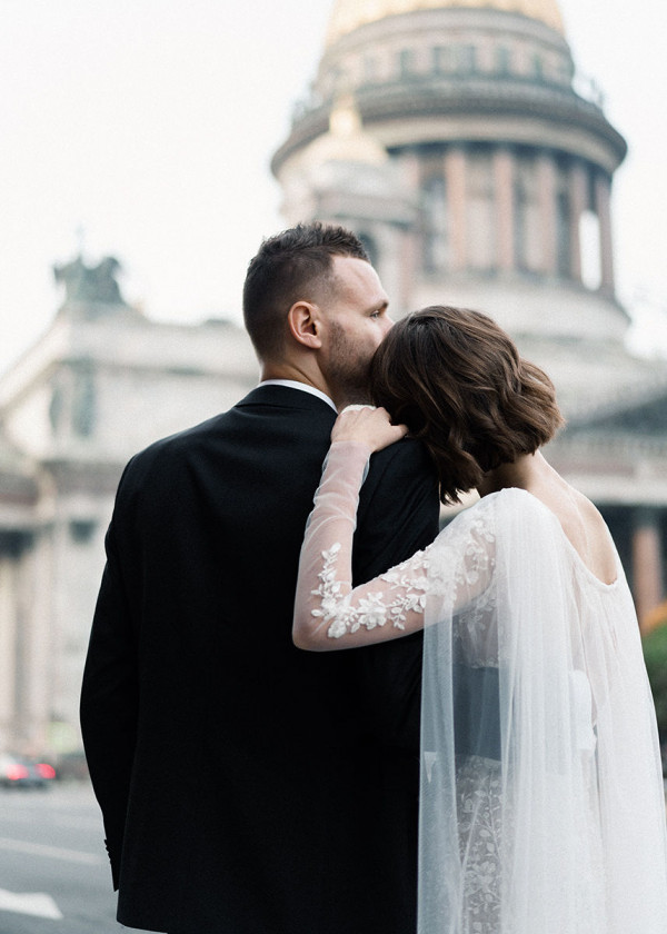 Осенняя свадьба Екатерины и Александра в Петербурге