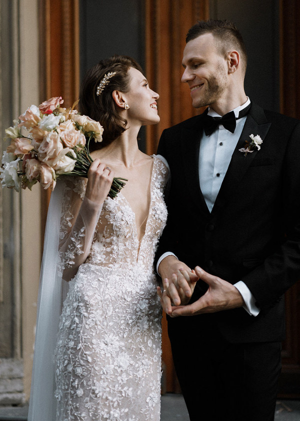 Осенняя свадьба Екатерины и Александра в Петербурге