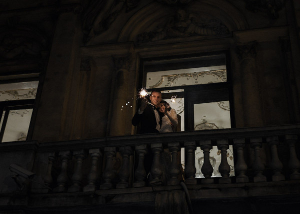 Осенняя свадьба Екатерины и Александра в Петербурге