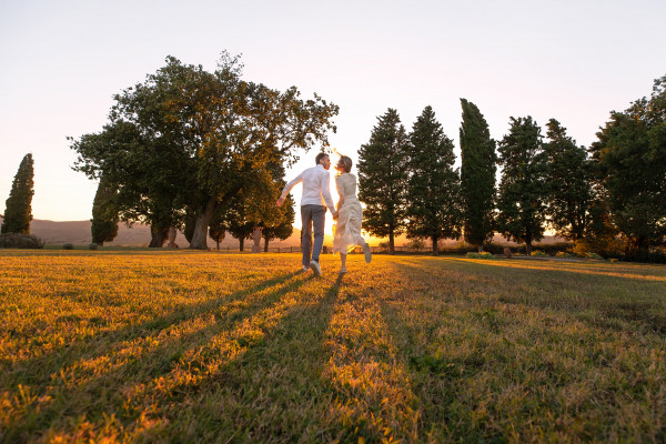 Предсвадебная съемка в Тоскане