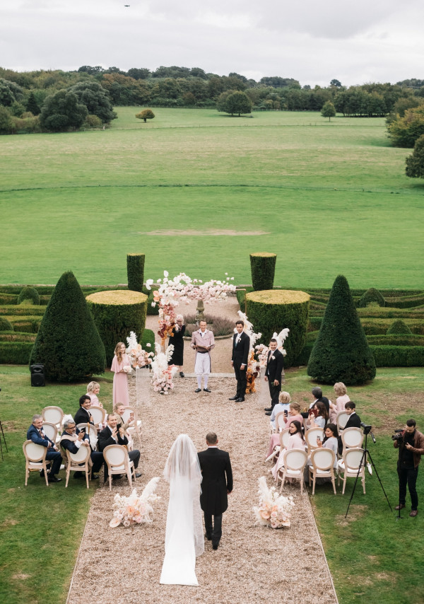 Камерная свадьба в легендарном Goodnestone Park