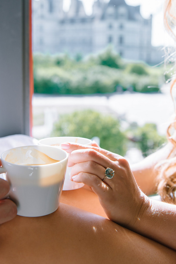 Предсвадебная съемка на улицах Парижа