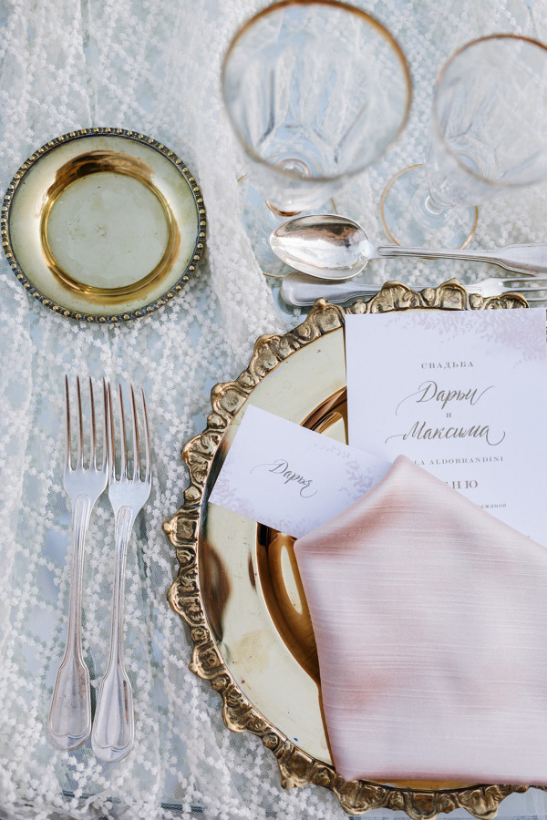 Cвадьба в садах итальянской виллы Альдобрандини