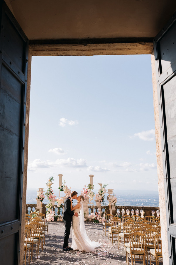 Cвадьба в садах итальянской виллы Альдобрандини