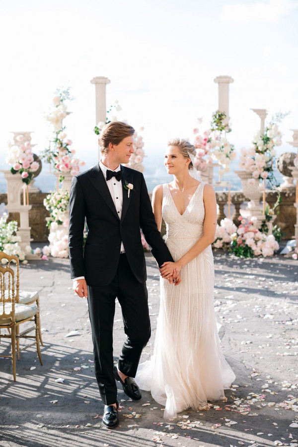 Cвадьба в садах итальянской виллы Альдобрандини