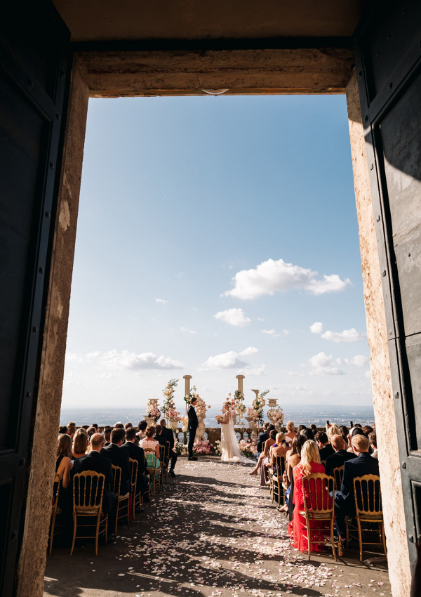 Cвадьба в садах итальянской виллы Альдобрандини