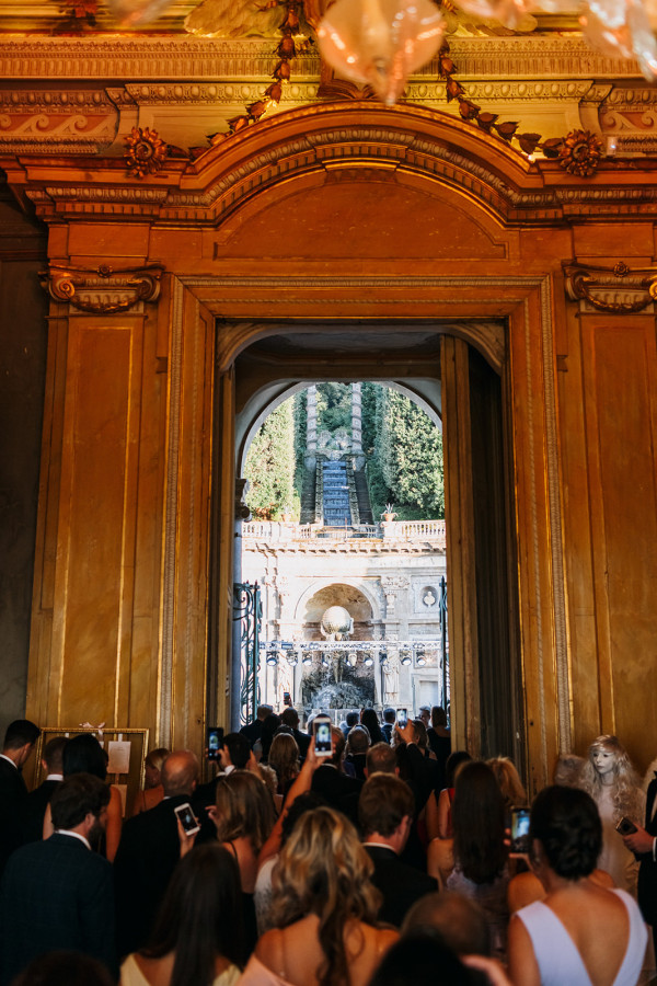 Cвадьба в садах итальянской виллы Альдобрандини