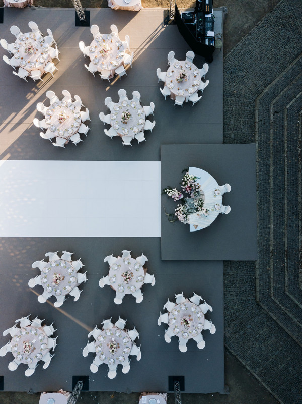 Cвадьба в садах итальянской виллы Альдобрандини