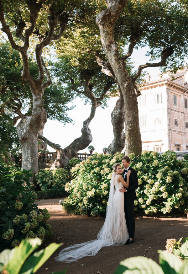 Cвадьба в садах итальянской виллы Альдобрандини