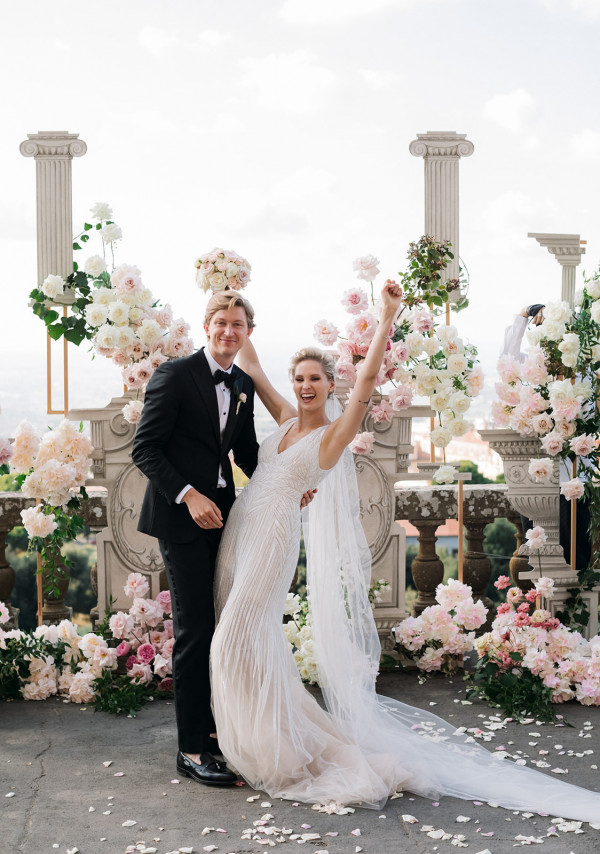 Cвадьба в садах итальянской виллы Альдобрандини