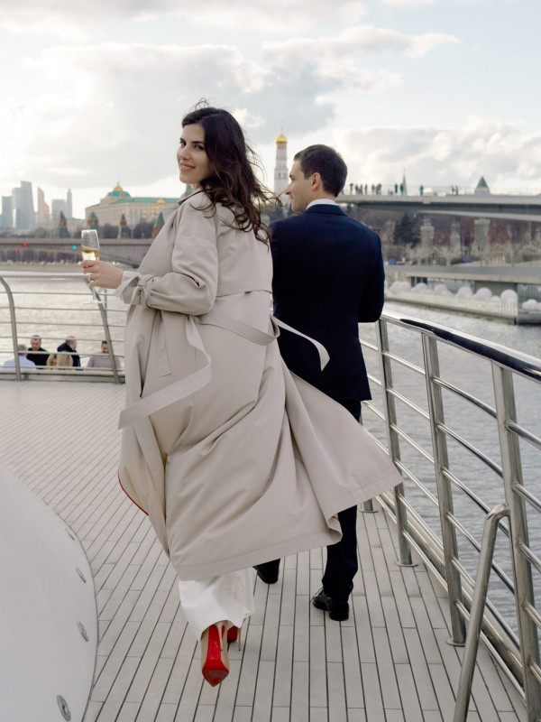 Камерная свадьба на яхте «Флотилия Radisson Royal»