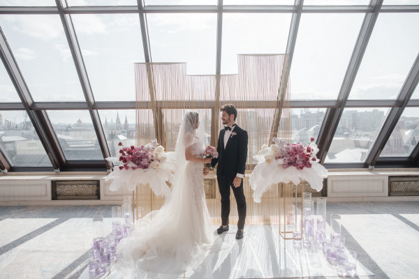 Романтичная свадьба в отеле The St. Regis