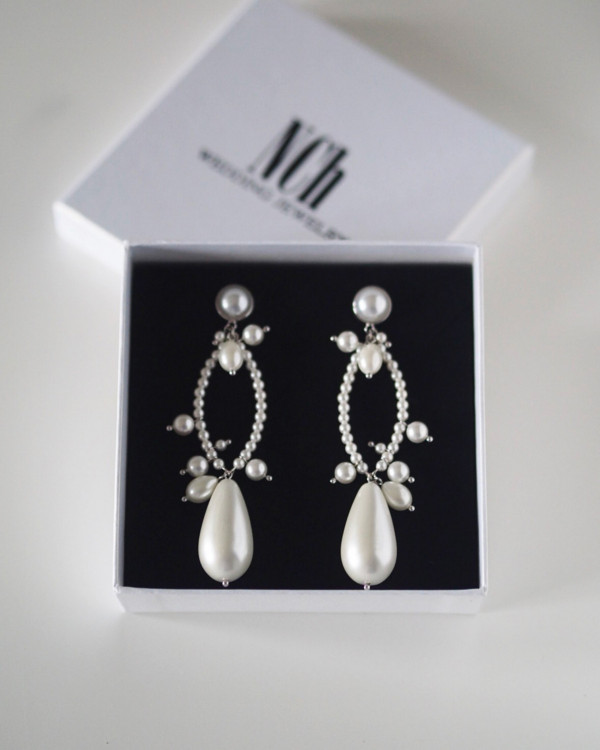 Серьги на свадьбу: 12 вариантов до 7000