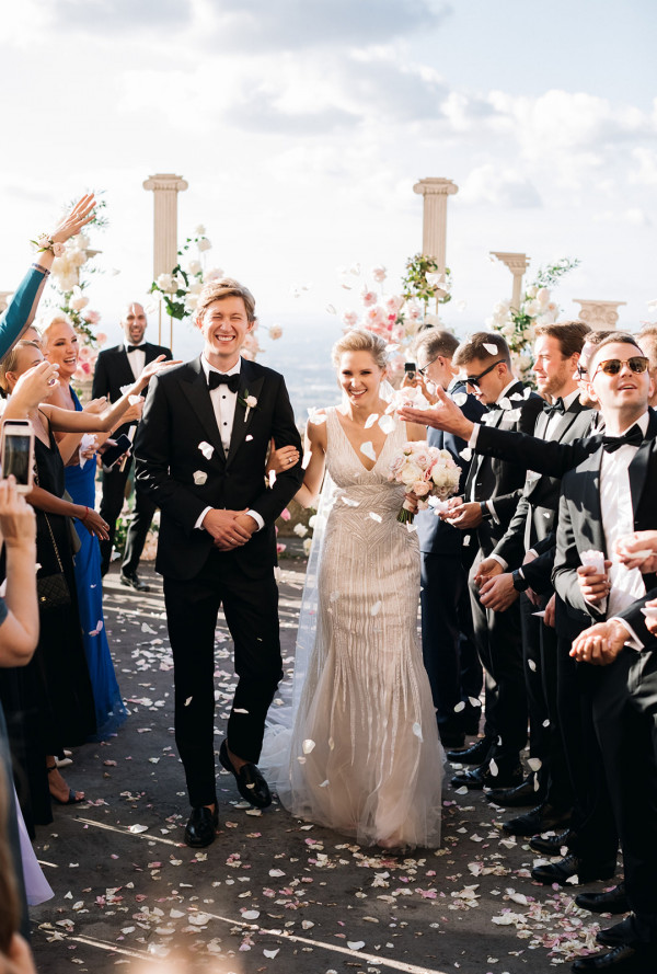 Cвадьба в садах итальянской виллы Альдобрандини