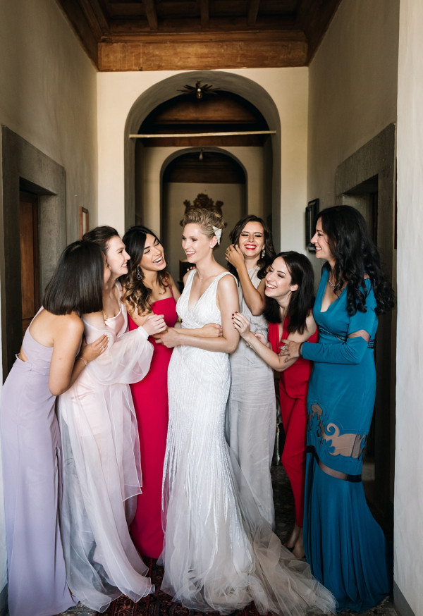 Cвадьба в садах итальянской виллы Альдобрандини