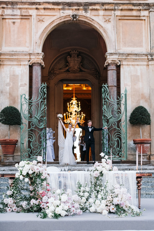 Cвадьба в садах итальянской виллы Альдобрандини