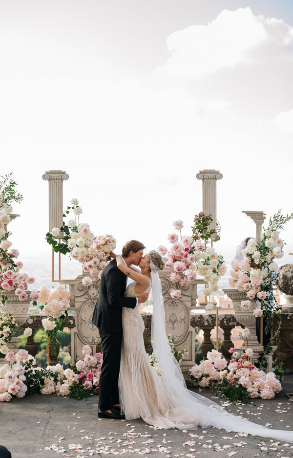 Cвадьба в садах итальянской виллы Альдобрандини