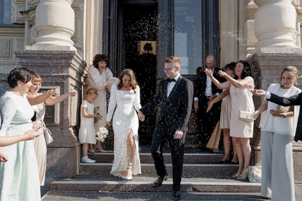 Свадьба со стильными образами в Северной столице