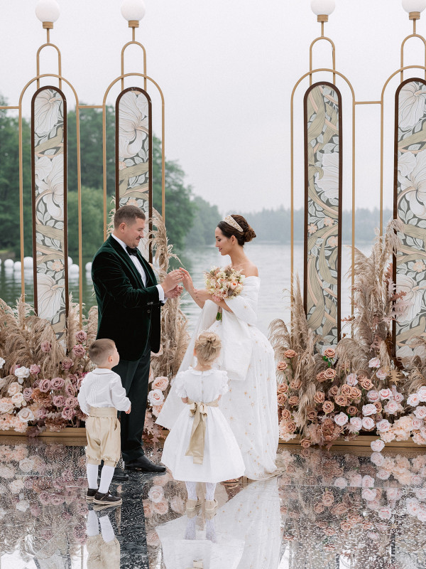 Сказочная свадьба в пастельных тонах