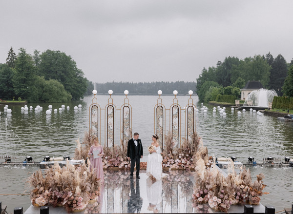 Сказочная свадьба в пастельных тонах