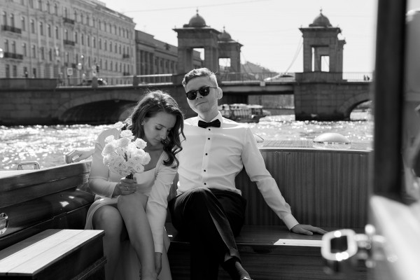 Свадьба со стильными образами в Северной столице