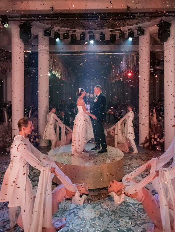 Сказочная свадьба в пастельных тонах