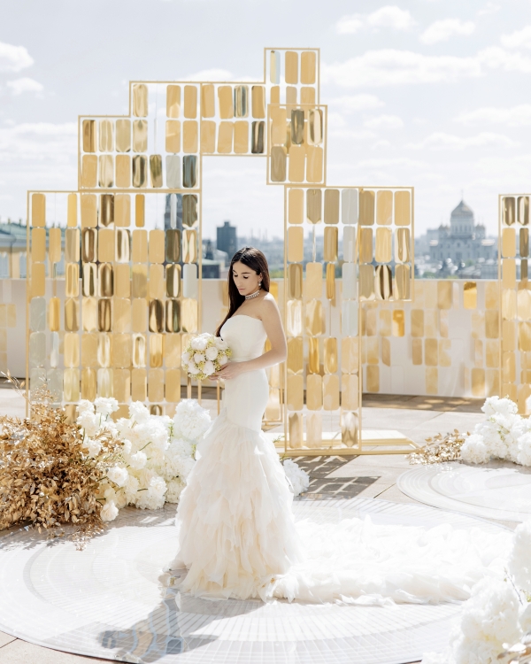 Реальная свадьба в стиле Art Nouveau: о